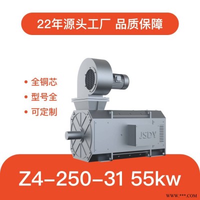 江苏东元 Z4系列直流电机 55kw 500转 Z4-250-31 各类机械传动源