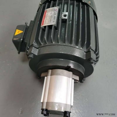 变量叶片泵VP20配 立式油泵电机 台湾油压电机 JIN FU