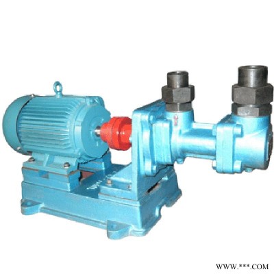 三螺杆泵3G25×4W21点火燃油喷射泵 高温润滑脂输送泵配Y1.5KW-4电机 进口口径25mm 出口20mm