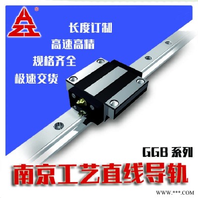 南京工艺GGB65ABL滚珠直线导轨 法兰导轨滑块