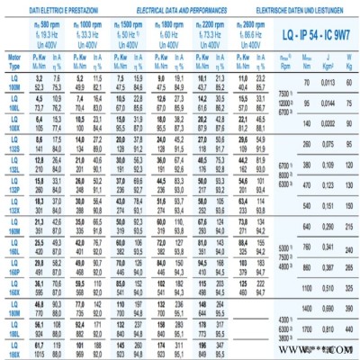 oemer电机LTS 系列LTS 132 S钢铁行业应用