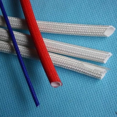 硅橡胶玻璃纤维内胶外纤管/外纤内胶管/内胶外纤管/硅胶纤维管/矽胶纤维管