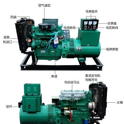 500kw柴油发电机户外施工可用大型油机可移动式