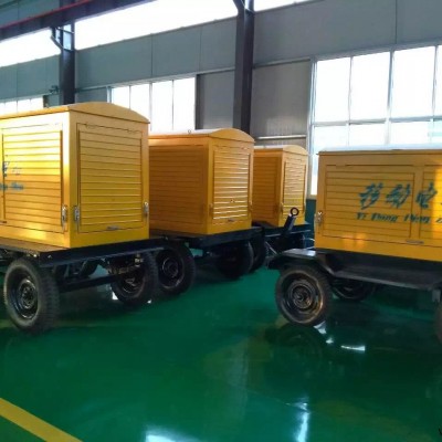 西宁市潍柴集团350KW静音移动电站拖车450KW柴油发电机组