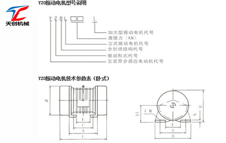 振动设备电机振动源三相异步电动机 振动筛电机 YZO5-4示例图4