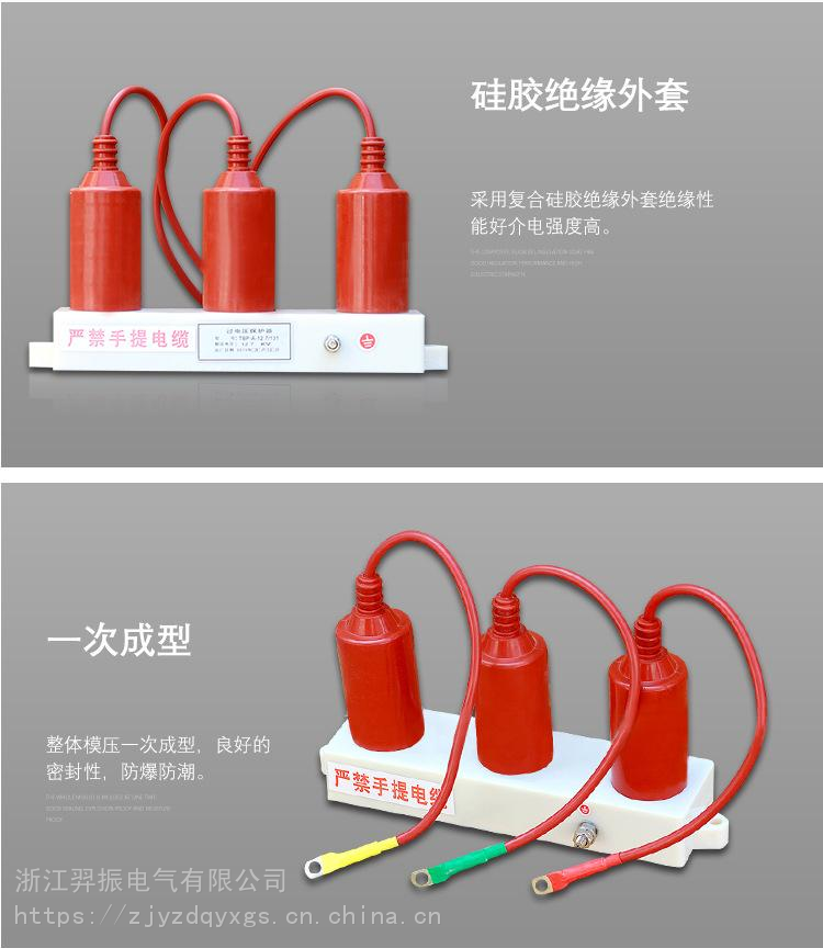 组合式避雷器/过电压保护器HY5WR-10/27*2