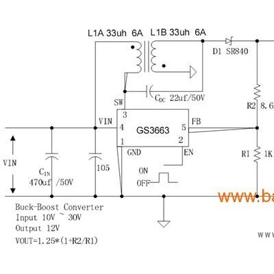 宽电压输入范围 输出稳定在12V 升降压稳压方案