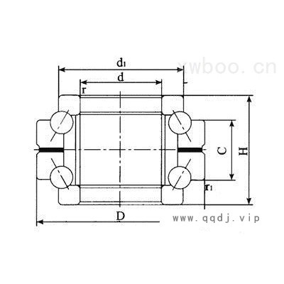 双向推力角接触球轴承