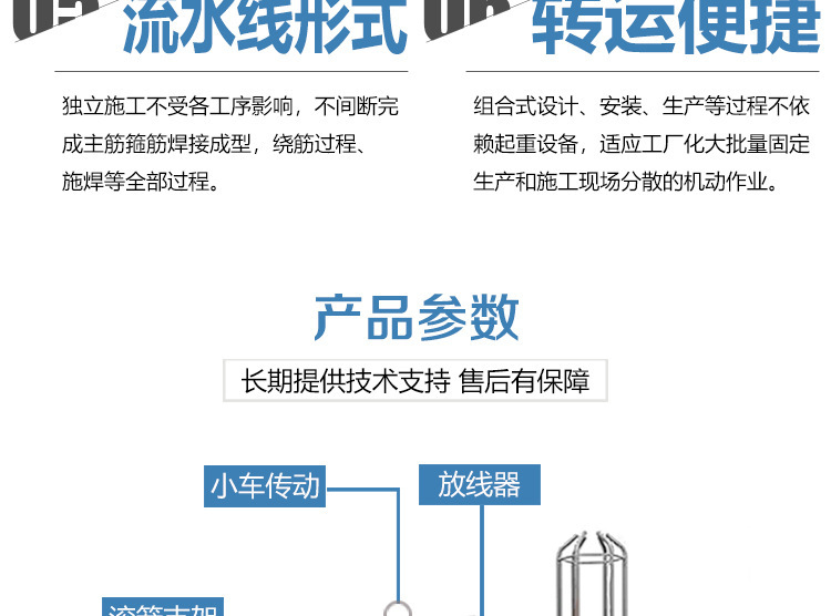 钢筋笼绕筋机隧道数控钢筋笼绕筋机大型绕线机基桩成型机专业厂家示例图4